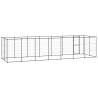 Outdoor Dog Kennel Steel 16.94 m² | Durable & Secure