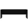 Stylish Black TV Cabinet - 120x40x40 cm Engineered Wood