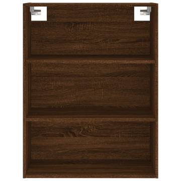 Elegant Brown Oak Highboard - 69.5x34x180 cm | HipoMarket