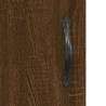 Elegant Brown Oak Highboard - 69.5x34x180 cm | HipoMarket