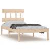 Solid Wood Bed Frame 75x190 cm - Small Single | HiPoMarket