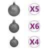 Buy Artificial Pre-lit Christmas Tree 150 cm with Ball Set