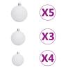 Nordmann Fir Artificial Christmas Tree 120cm with LED & Ball Set