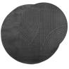 IZA Short Pile Rug - Scandinavian Look Anthracite Ø 80 cm