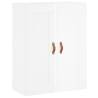 Highboard High Gloss White - 69.5x34x180 cm | Hipomarket