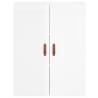 Highboard High Gloss White - 69.5x34x180 cm | Hipomarket