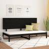 Day Bed Black 90x200 cm Solid Wood Pine - Stylish & Practical