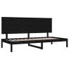 Day Bed Black 90x200 cm Solid Wood Pine - Stylish & Practical