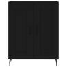 Stylish Highboard Black 69.5x34x180 cm | Hipomarket