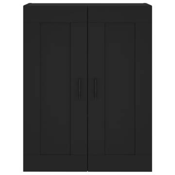 Stylish Highboard Black 69.5x34x180 cm | Hipomarket