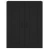 Stylish Highboard Black 69.5x34x180 cm | Hipomarket