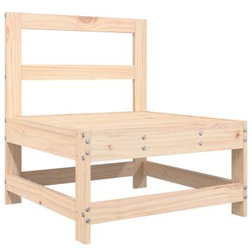 3 Piece Garden Lounge Set - Solid Pine Wood - Hipomarket