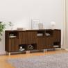 Sideboards 3 pcs Brown Oak 60x35x70 cm Engineered Wood Colour brown oak Quantity in Package 3 