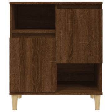 Stylish 3-Piece Brown Oak Sideboards | Hipomarket UK