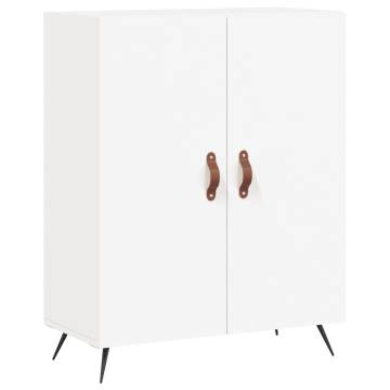 Elegant Highboard White | 69.5x34x180 cm | Engineered Wood