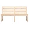 Garden Bench 157.5 cm Solid Wood Pine - Classic Outdoor Seating