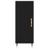 Stylish Highboard Black 34.5x34x180 cm - Engineered Wood