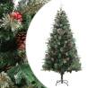 Christmas Tree with Pine Cones Green 225 cm PVC&PE Size 225 x 94 cm Quantity in Package 1 Number of Branch Tips Number of LEDs 