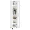 Highboard High Gloss White - Elegant Storage Solution (34.5x34x180 cm)