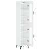 Highboard High Gloss White - Elegant Storage Solution (34.5x34x180 cm)