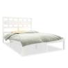 White Solid Wood Bed Frame 120x190 cm - Small Double