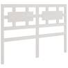 White Solid Wood Bed Frame 120x190 cm - Small Double