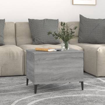 Stylish Grey Sonoma Coffee Table - Lift Top Design