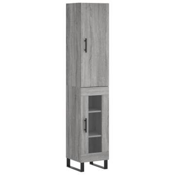 Highboard Grey Sonoma 34.5x34x180 cm - Stylish and Durable