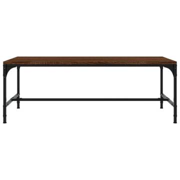 Stylish Brown Oak Coffee Table - 100x50x35 cm | Hipomarket