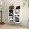 Shoe Cabinets 2 pcs White 31.5x35x70 cm Engineered Wood Colour white Quantity in Package 2 Number of 1 Number of shelves 