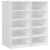 Shoe Cabinets 2 pcs White - Stylish Storage Solution