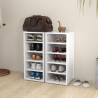 Shoe Cabinets 2 pcs White - Stylish Storage Solution