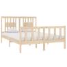 Solid Wood Bed Frame 135x190 cm Double - Classic & Durable