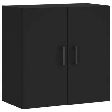 Wall Cabinet Black 60x31x60 cm – Stylish Storage Solution