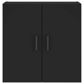 Wall Cabinet Black 60x31x60 cm – Stylish Storage Solution