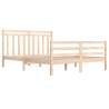 Solid Wood Bed Frame 160x200 cm - Classic & Timeless Design