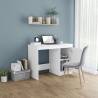 Modern White Desk 100x50 cm - Durable Engineered Wood