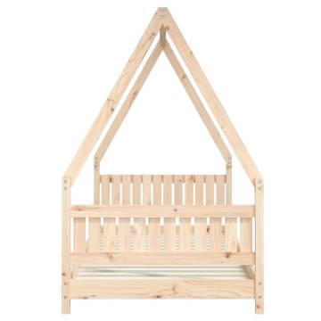 Kids Bed Frame 90x200 cm - Solid Wood Pine | HipoMarket