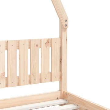 Kids Bed Frame 90x200 cm - Solid Wood Pine | HipoMarket