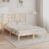 Bed Frame Solid Wood 120x200 cm Colour natural Size 120 x 200 cm 