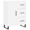 Stylish Highboard White 69.5x34x180 cm | Quality Engineered Wood