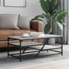 Coffee Table Grey Sonoma 100x49x40 cm Engineered Wood Colour grey sonoma Quantity in Package 1 