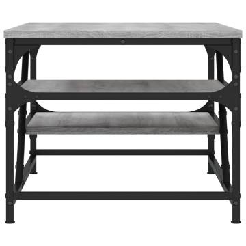 Elegant Grey Sonoma Coffee Table - 100x49x40 cm