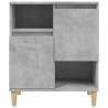 Trendy 2 Pcs Concrete Grey Sideboards - Durable & Stylish