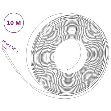 Garden Edgings 2 pcs Grey 10 m 10 cm Polyethylene | HipoMarket