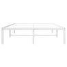 Stylish White Metal Bed Frame 120x190 cm Small Double