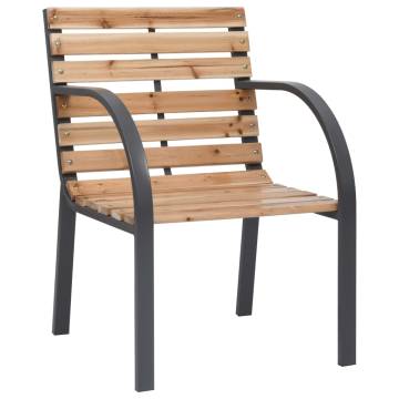 Garden Chairs 2 pcs Solid Wood Fir - Elegant & Durable