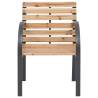 Garden Chairs 2 pcs Solid Wood Fir - Elegant & Durable