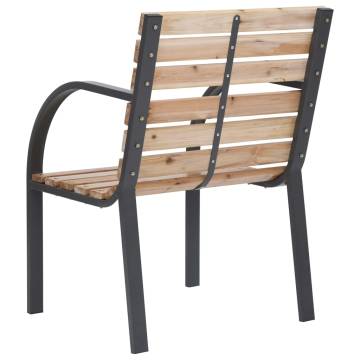 Garden Chairs 2 pcs Solid Wood Fir - Elegant & Durable