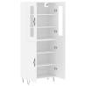 Stylish Highboard White 69.5x34x180 cm | Hipomarket